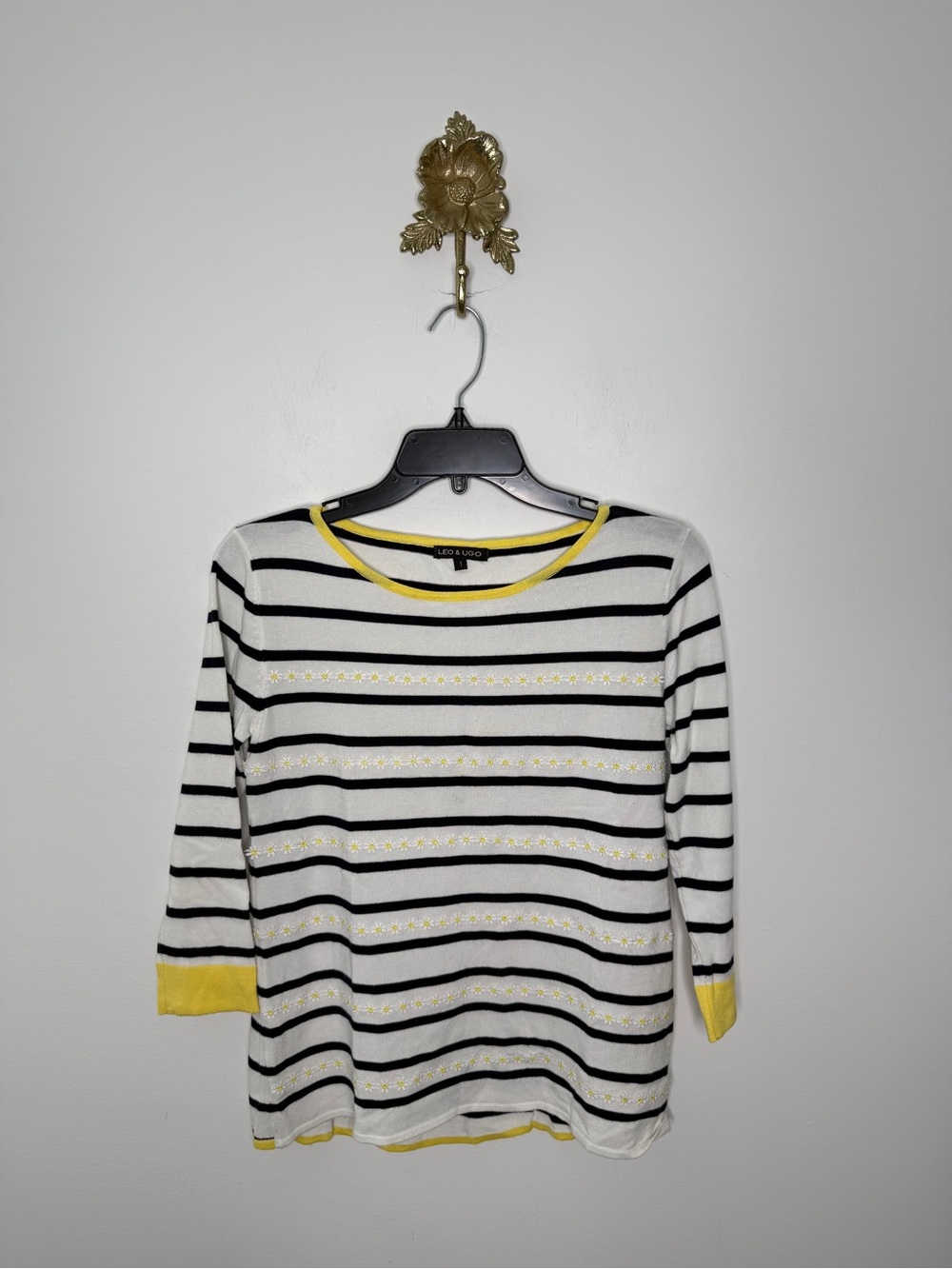 Leo & Ugo Daisy Chain Striped Shirt 1 - S